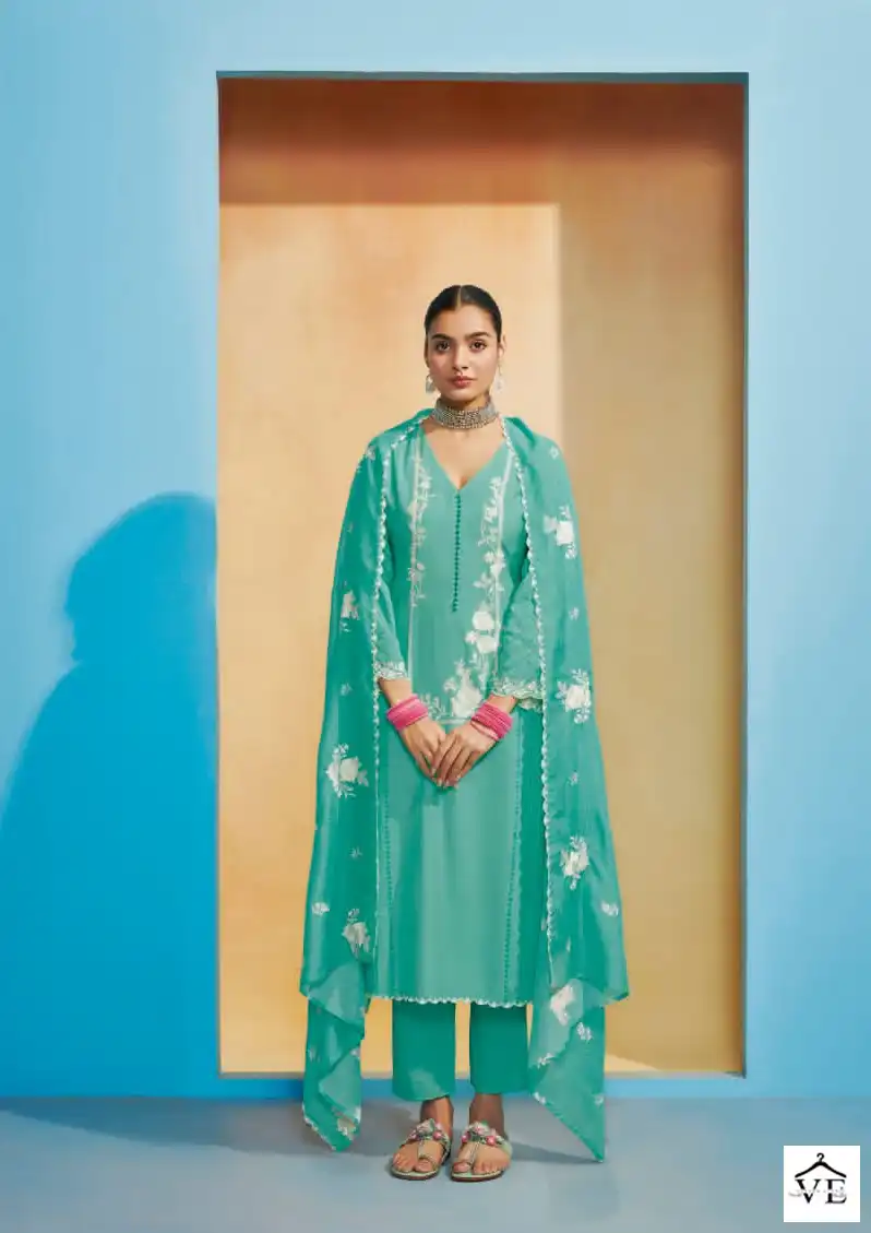 Kimora Sabr Pure Lawn Cotton Wholesale Designer Salwar Suit Catalog — Wholesale Salwar Suits, MPA wholesale from Surat - Gallery Image 2