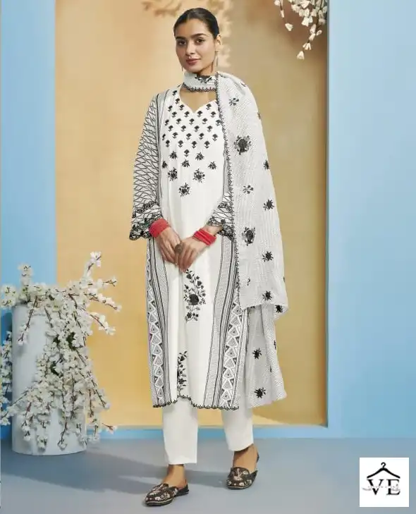 Kimora Sabr Pure Lawn Cotton Wholesale Designer Salwar Suit Catalog — Wholesale Salwar Suits, MPA wholesale from Surat — view 1