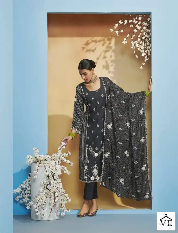 Kimora Sabr Pure Lawn Cotton Wholesale Designer Salwar Suit Catalog — Wholesale Salwar Suits, MPA wholesale from Surat - Gallery Image 4