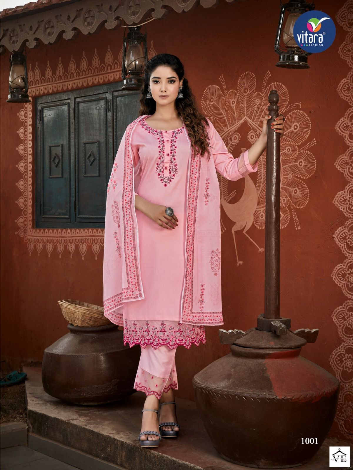 Vitara Fashion Saffron Fancy Wholesale Readymade Salwar Suit Catalog — Wholesale Salwar Suits, MPA wholesale from Surat - Gallery Image 2