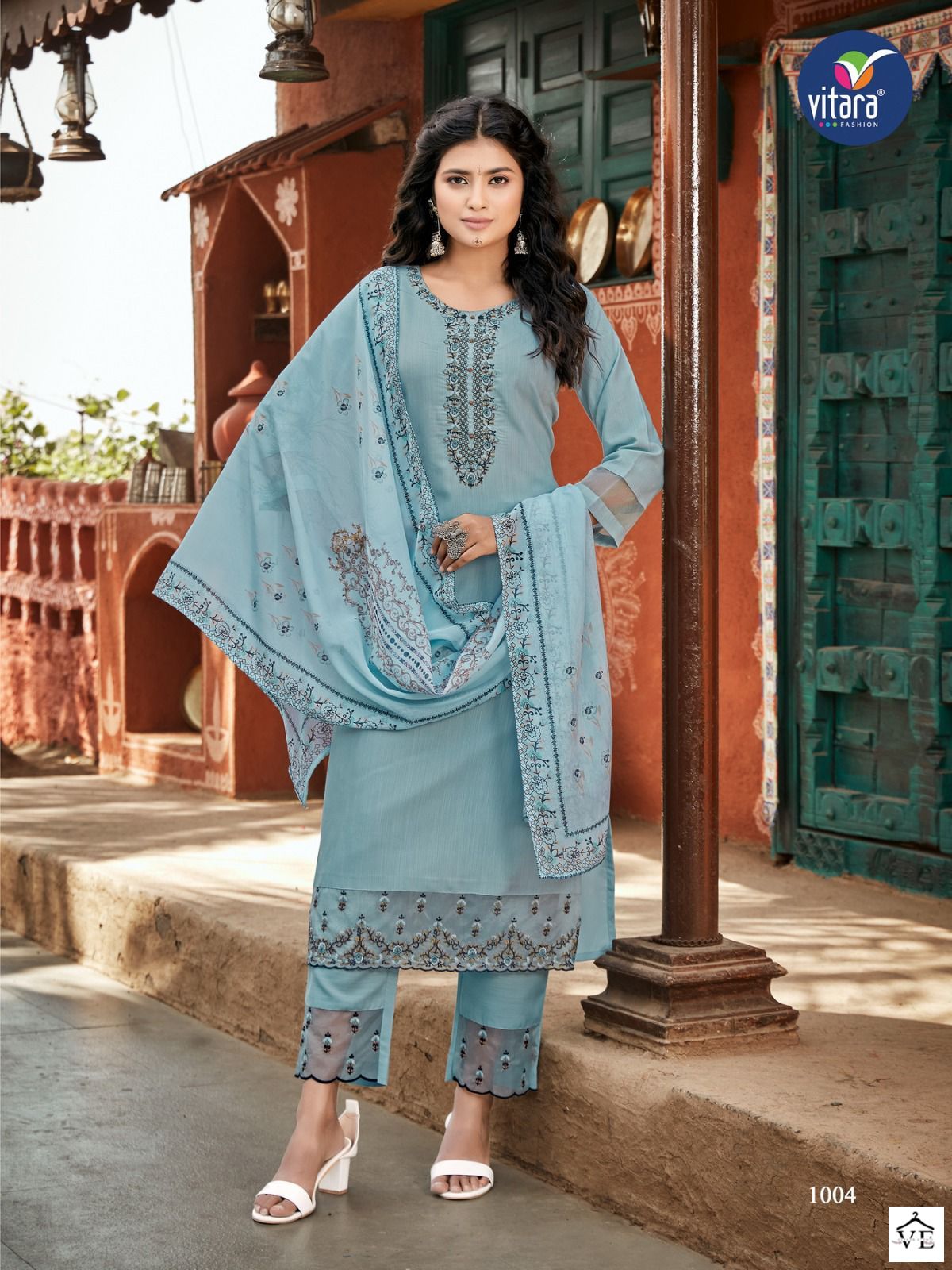 Vitara Fashion Saffron Fancy Wholesale Readymade Salwar Suit Catalog — Wholesale Salwar Suits, MPA wholesale from Surat - Gallery Image 4