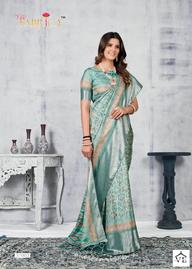 The Fabrica Saffron Vol-2 Soft Dola Jacquard Wholesale Saree Catalog — Wholesale Sarees, MPA wholesale from Surat - Gallery Image 2