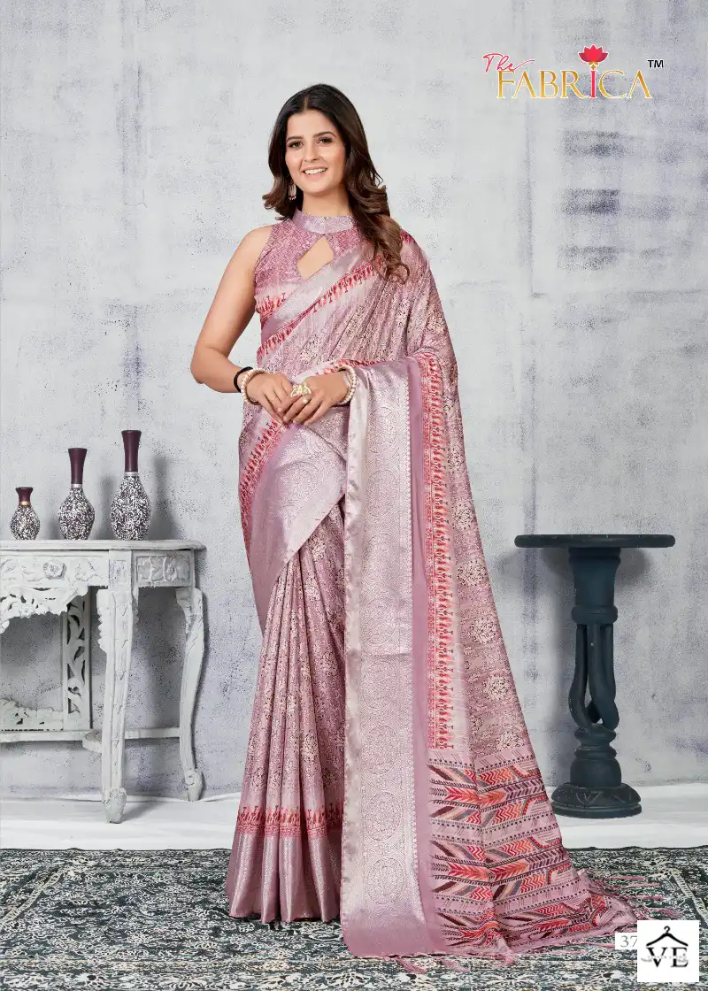 The Fabrica Saffron Vol-2 Soft Dola Jacquard Wholesale Saree Catalog — Wholesale Sarees, MPA wholesale from Surat - Gallery Image 6