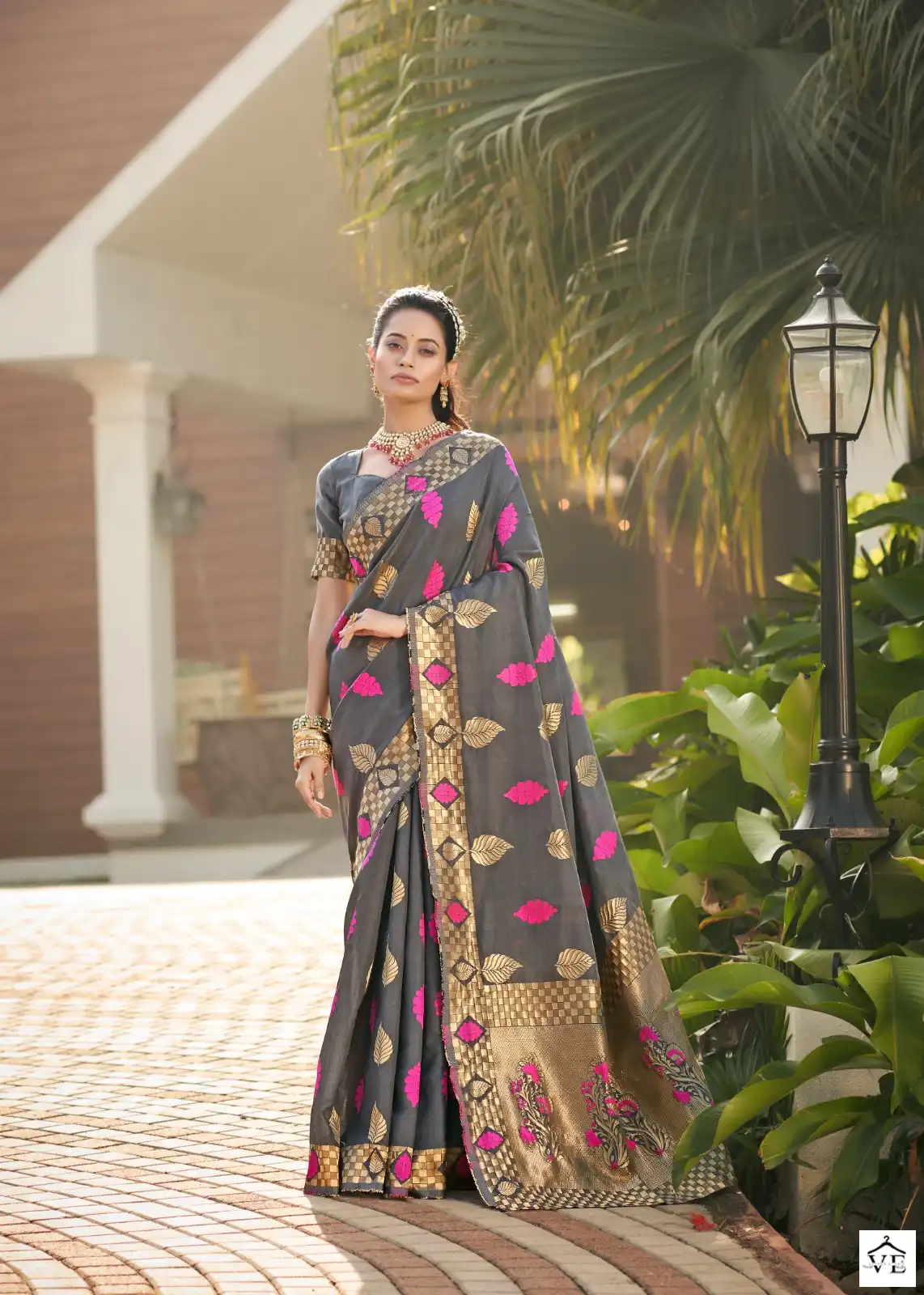 The Fabrica Saga Soft Silk Jacquard Wholesale Saree Catalog — Wholesale Sarees, MPA wholesale from Surat - Gallery Image 3