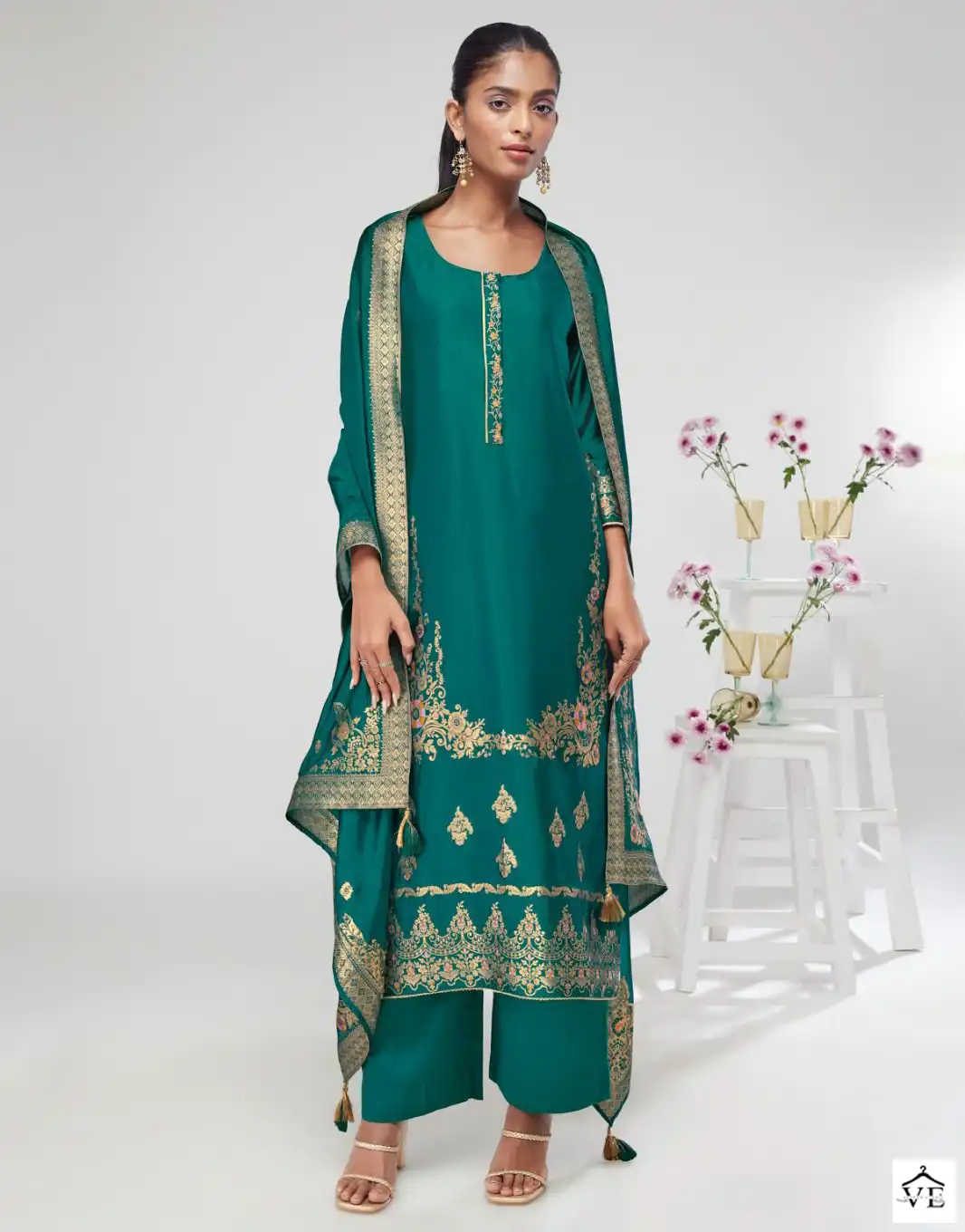 Ganga Sai 1682 Premium Viscose Wholesale Salwar Suit — Wholesale Salwar Suits, MPA wholesale from Surat — view 1