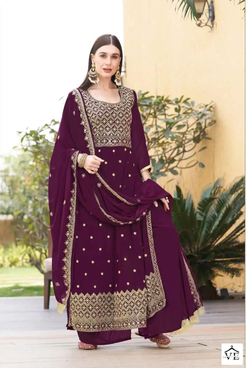 Al_Khushbu Sanchal Vol 1 Georgette Wholesale Pakistani Salwar Kameez Catalog — Wholesale Salwar Suits, MPA wholesale from Surat - Gallery Image 4