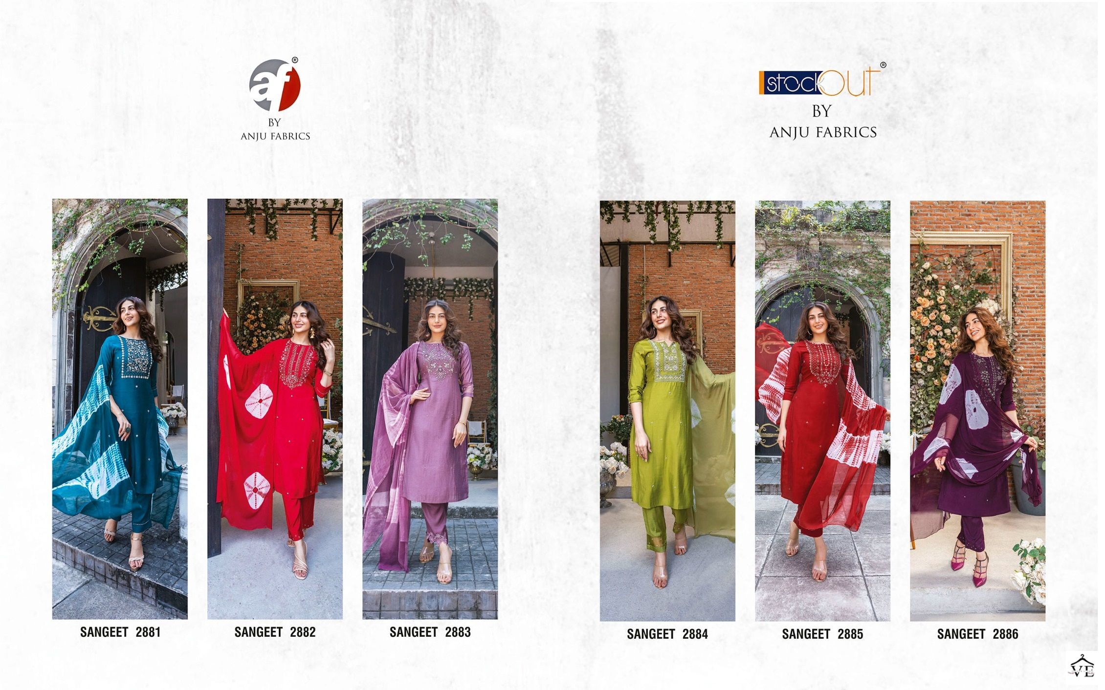 Anju Fabrics Sangeet Vol 3 Viscose Wholesale Readymade Salwar Suit Catalog — Wholesale Salwar Suits, MPA wholesale from Surat — view 7
