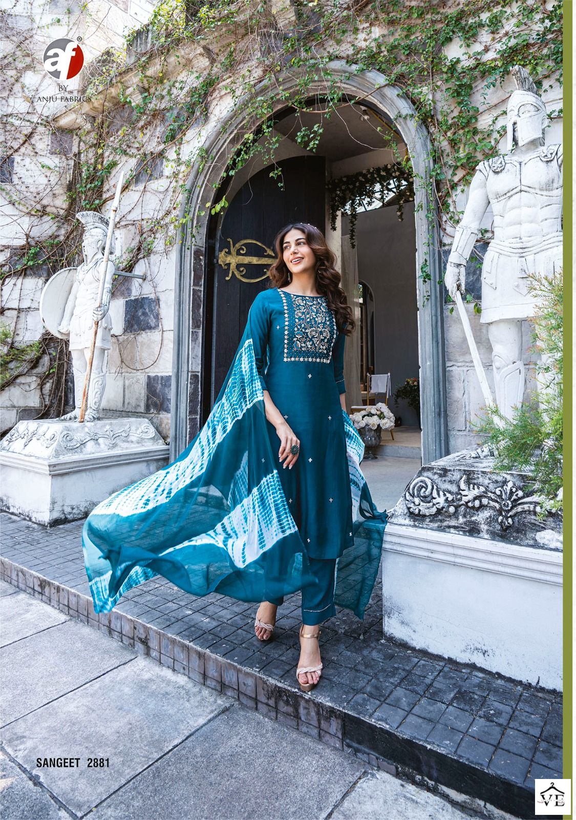 Anju Fabrics Sangeet Vol 3 Viscose Wholesale Readymade Salwar Suit Catalog — Wholesale Salwar Suits, MPA wholesale from Surat - Gallery Image 2