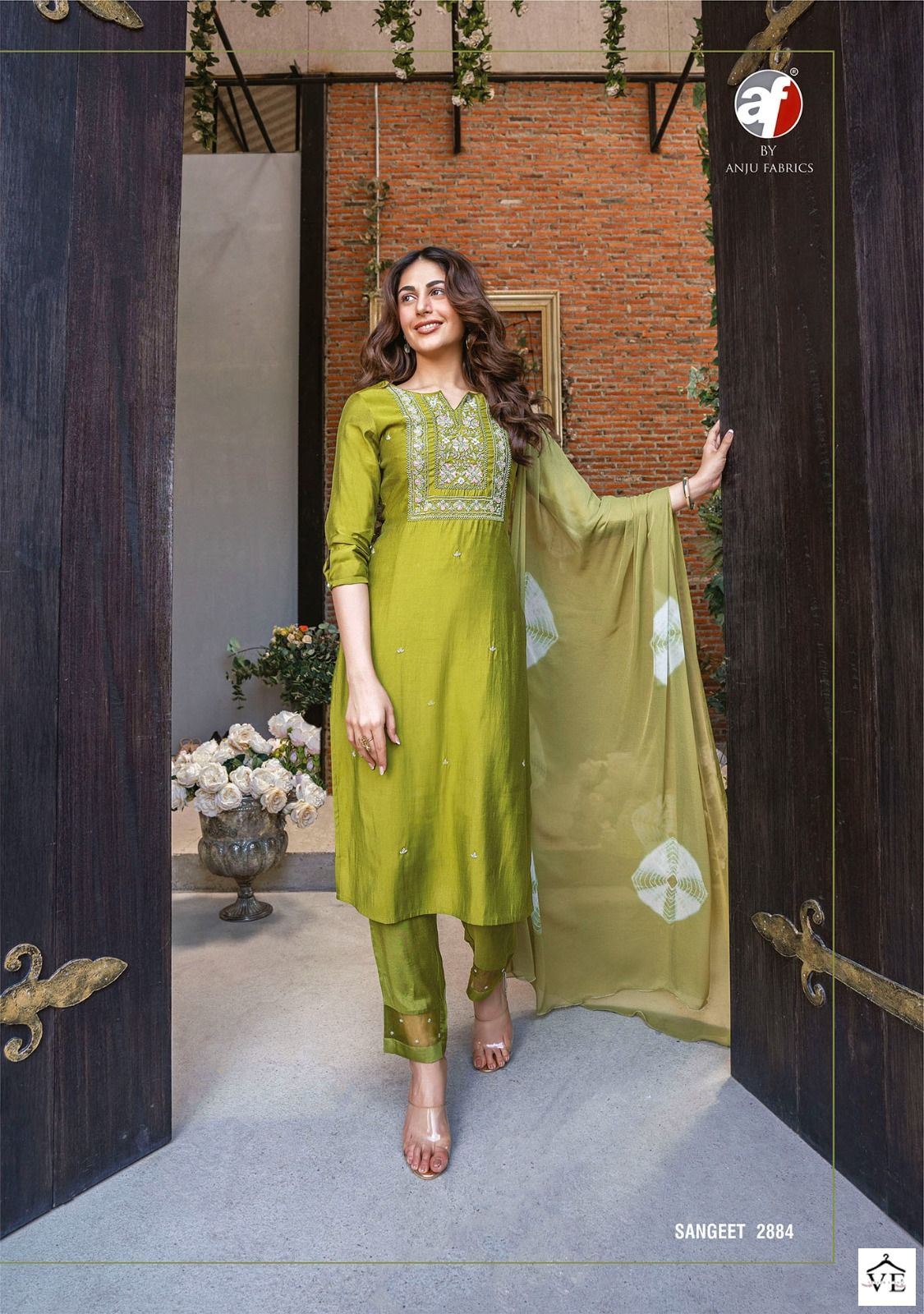 Anju Fabrics Sangeet Vol 3 Viscose Wholesale Readymade Salwar Suit Catalog — Wholesale Salwar Suits, MPA wholesale from Surat - Gallery Image 5