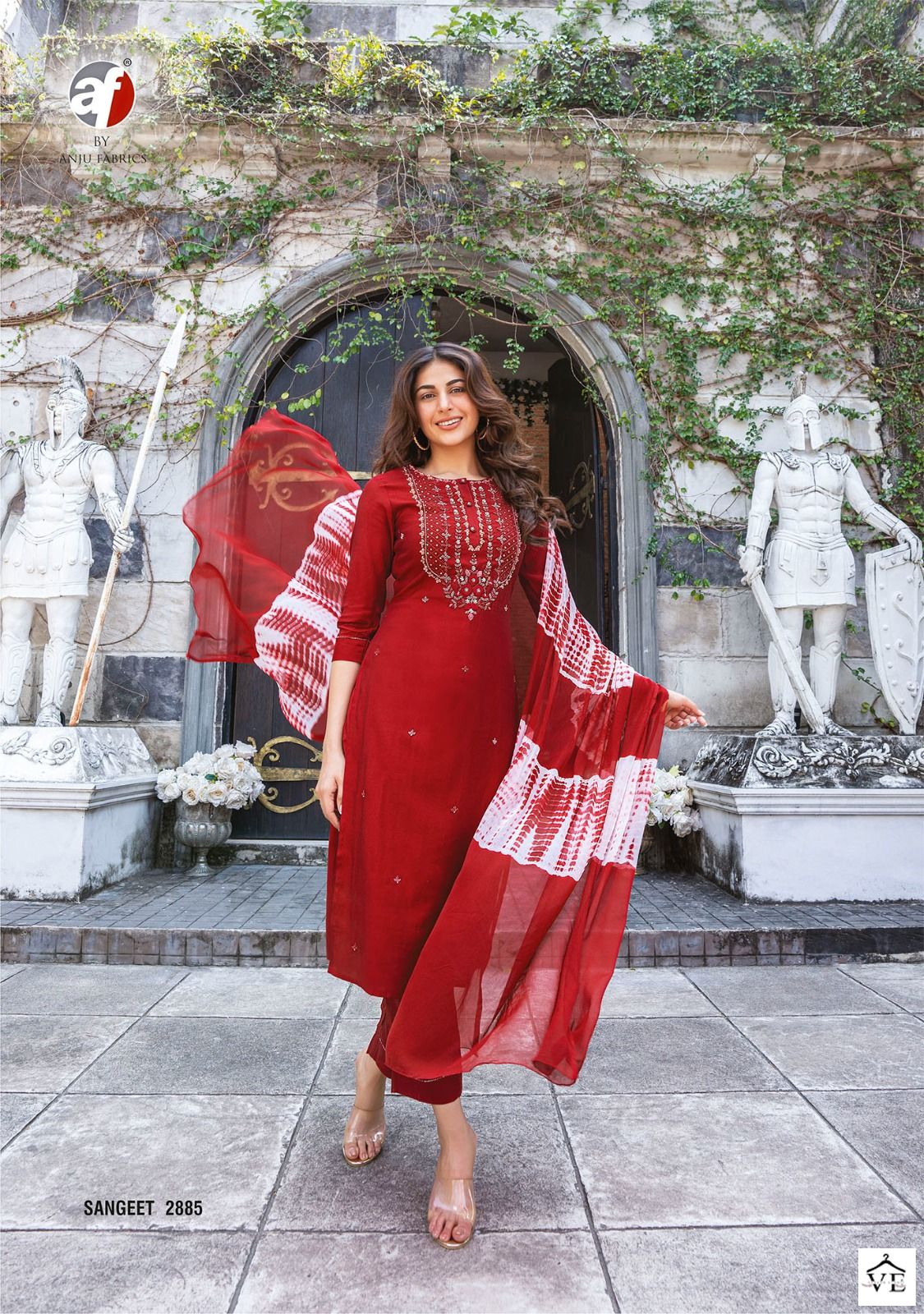 Anju Fabrics Sangeet Vol 3 Viscose Wholesale Readymade Salwar Suit Catalog — Wholesale Salwar Suits, MPA wholesale from Surat - Gallery Image 6