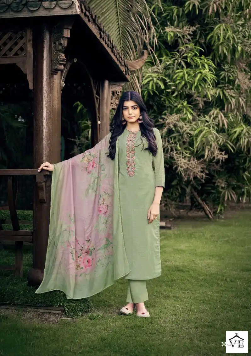 Sargam Saumya Pure Pakistani Lawn Wholesale Salwar Suit Catalog — Wholesale Salwar Suits, MPA wholesale from Surat - Gallery Image 4