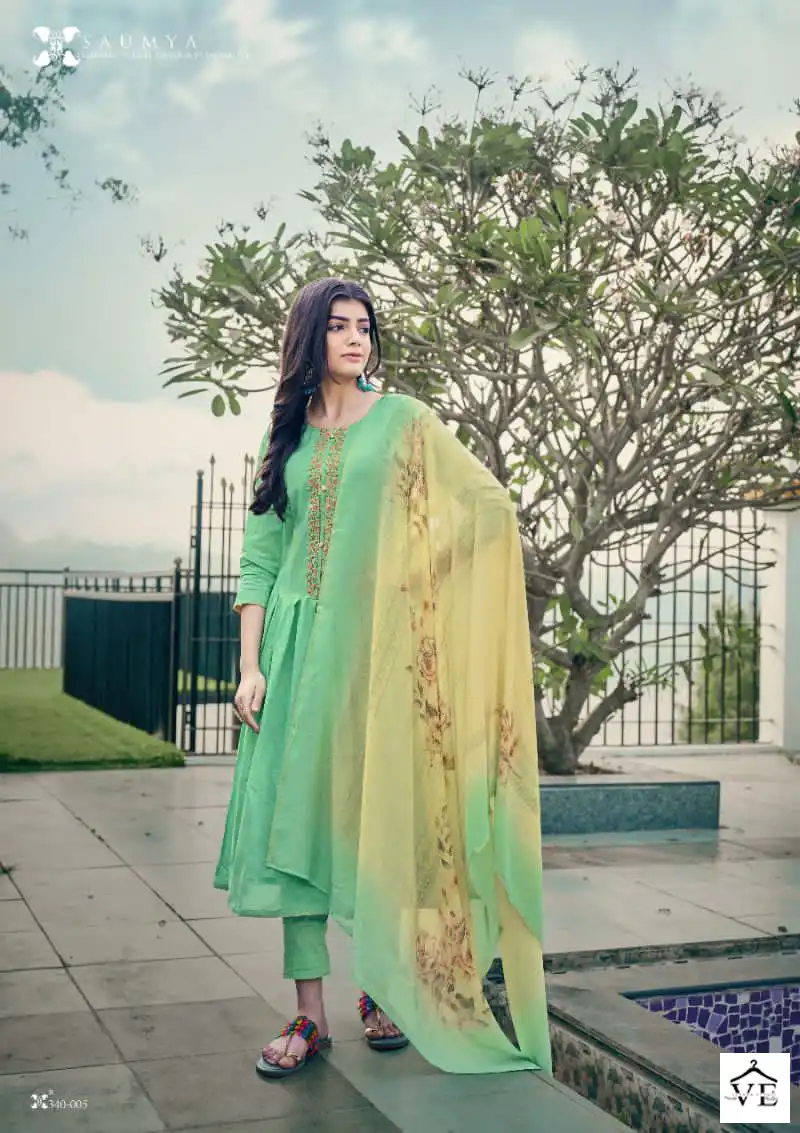 Sargam Saumya Pure Pakistani Lawn Wholesale Salwar Suit Catalog — Wholesale Salwar Suits, MPA wholesale from Surat - Gallery Image 8