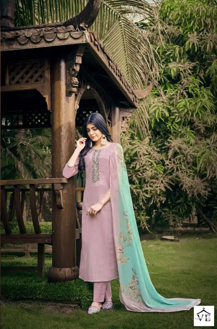 Sargam Saumya Pure Pakistani Lawn Wholesale Salwar Suit Catalog — Wholesale Salwar Suits, MPA wholesale from Surat - Gallery Image 2