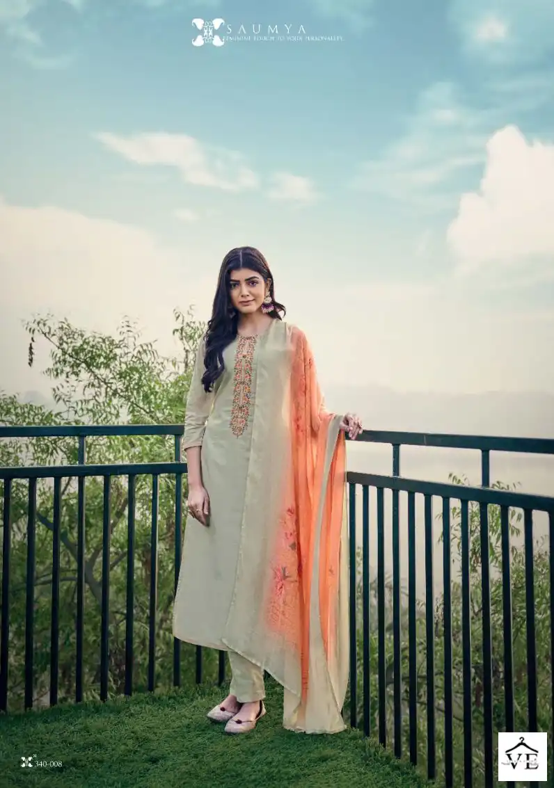 Sargam Saumya Pure Pakistani Lawn Wholesale Salwar Suit Catalog — Wholesale Salwar Suits, MPA wholesale from Surat - Gallery Image 3
