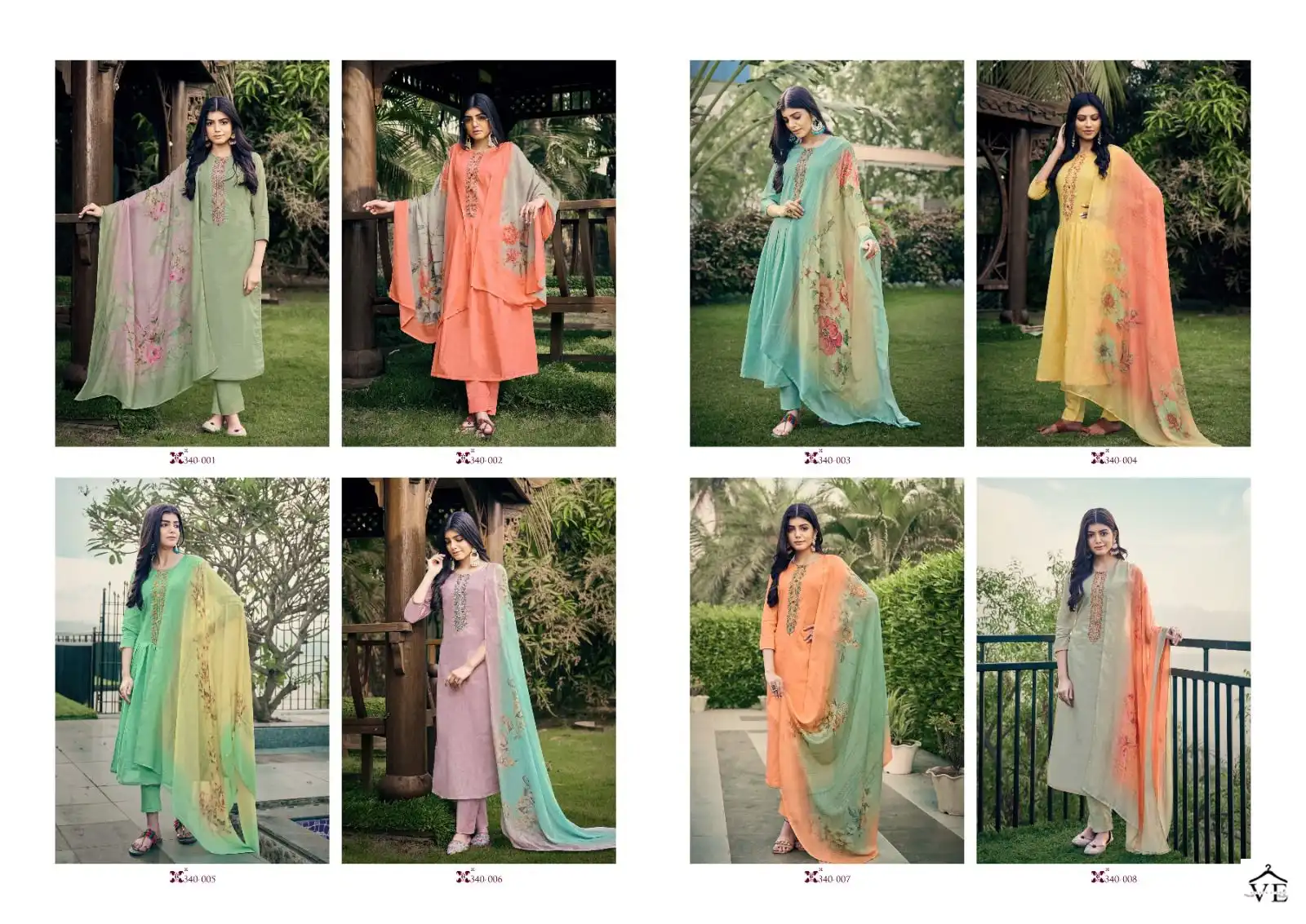 Sargam Saumya Pure Pakistani Lawn Wholesale Salwar Suit Catalog — Wholesale Salwar Suits, MPA wholesale from Surat — view 9