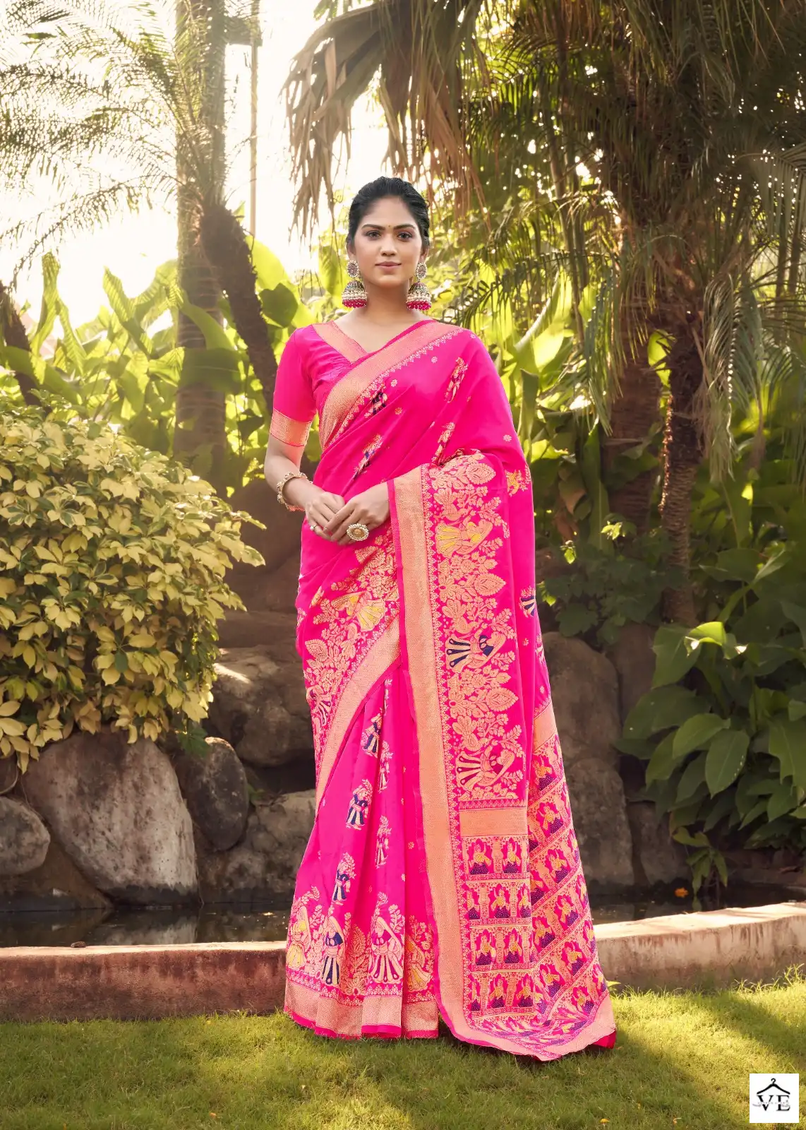 The Fabrica Selma Soft Silk Jacquard Wholesale Saree Catalog — Wholesale Sarees, MPA wholesale from Surat - Gallery Image 6