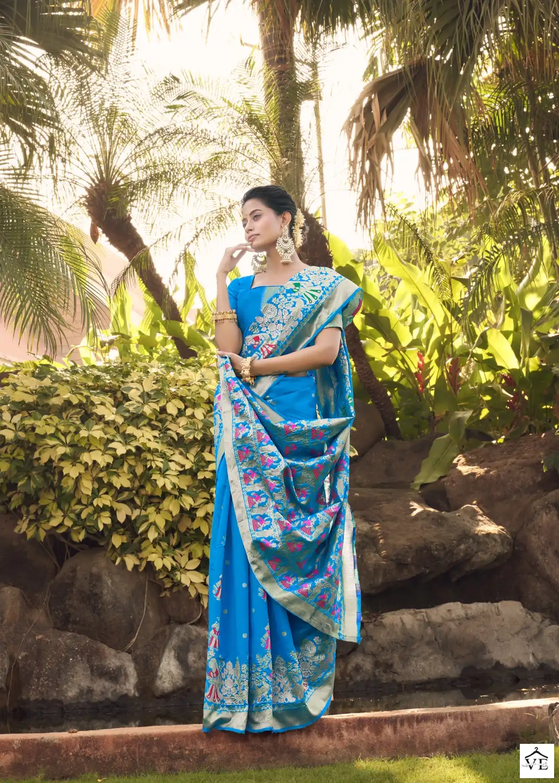 The Fabrica Selma Soft Silk Jacquard Wholesale Saree Catalog — Wholesale Sarees, MPA wholesale from Surat - Gallery Image 4