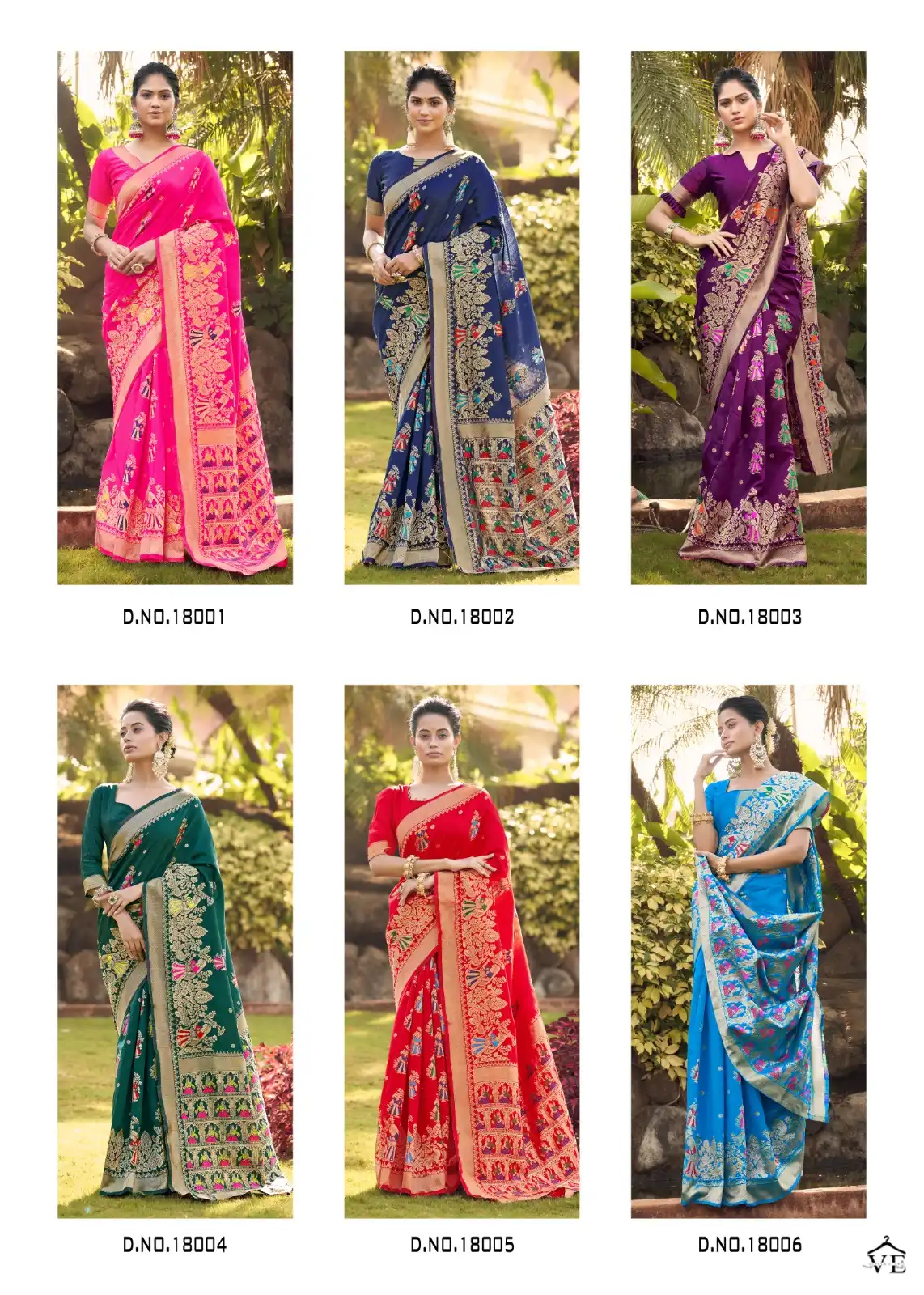 The Fabrica Selma Soft Silk Jacquard Wholesale Saree Catalog — Wholesale Sarees, MPA wholesale from Surat — view 7