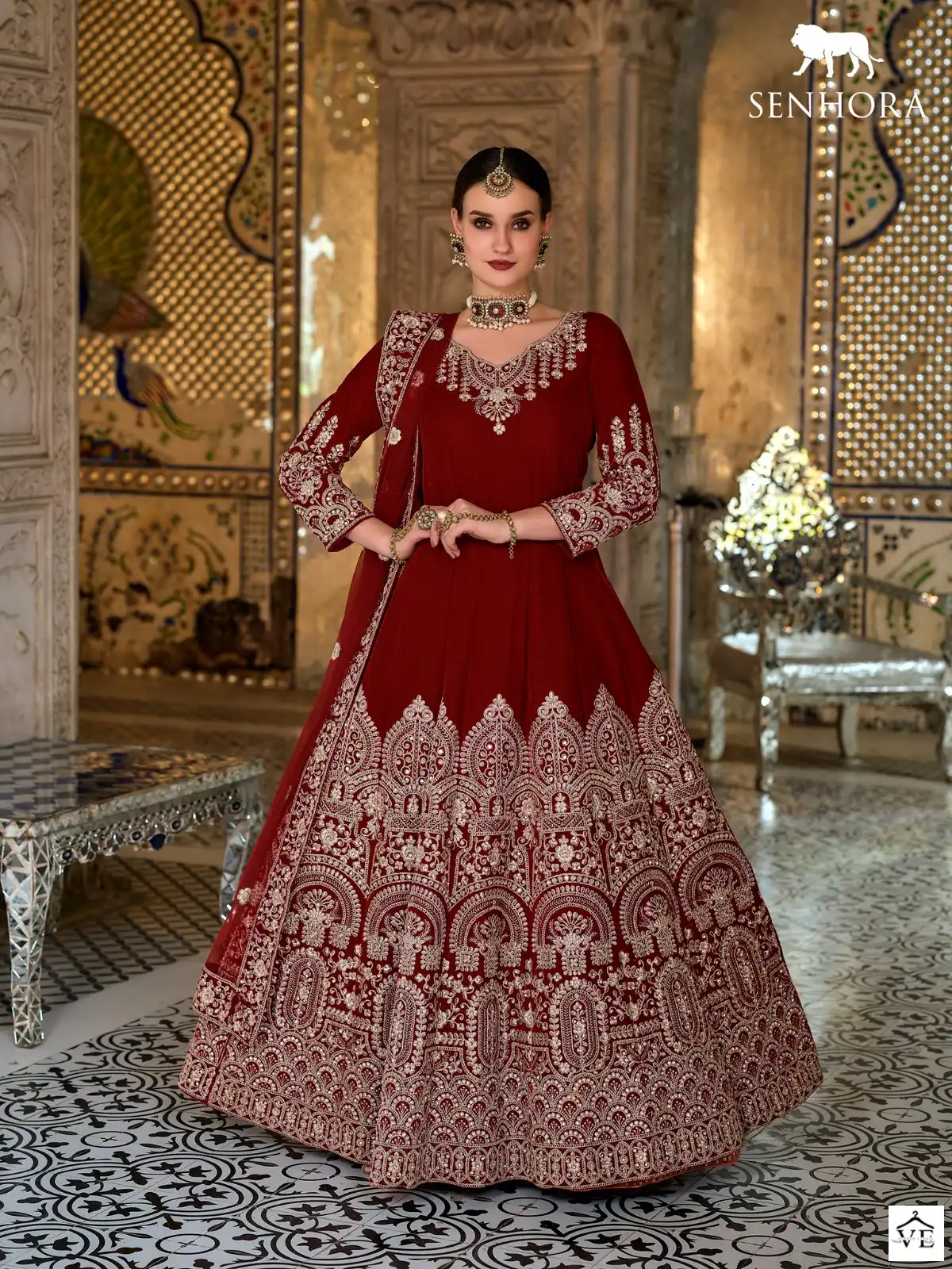 Senhora Dulhan Vol-42 9000 Velvet Wholesale Bridal Suit Catalog — Wholesale Salwar Suits, MPA wholesale from Surat - Gallery Image 16