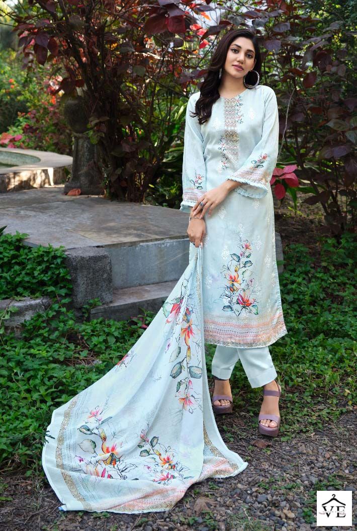 Belliza Designer Senora Jam Cotton Wholesale Designer Salwar Suit Catalog — Wholesale Salwar Suits, MPA wholesale from Surat - Gallery Image 7