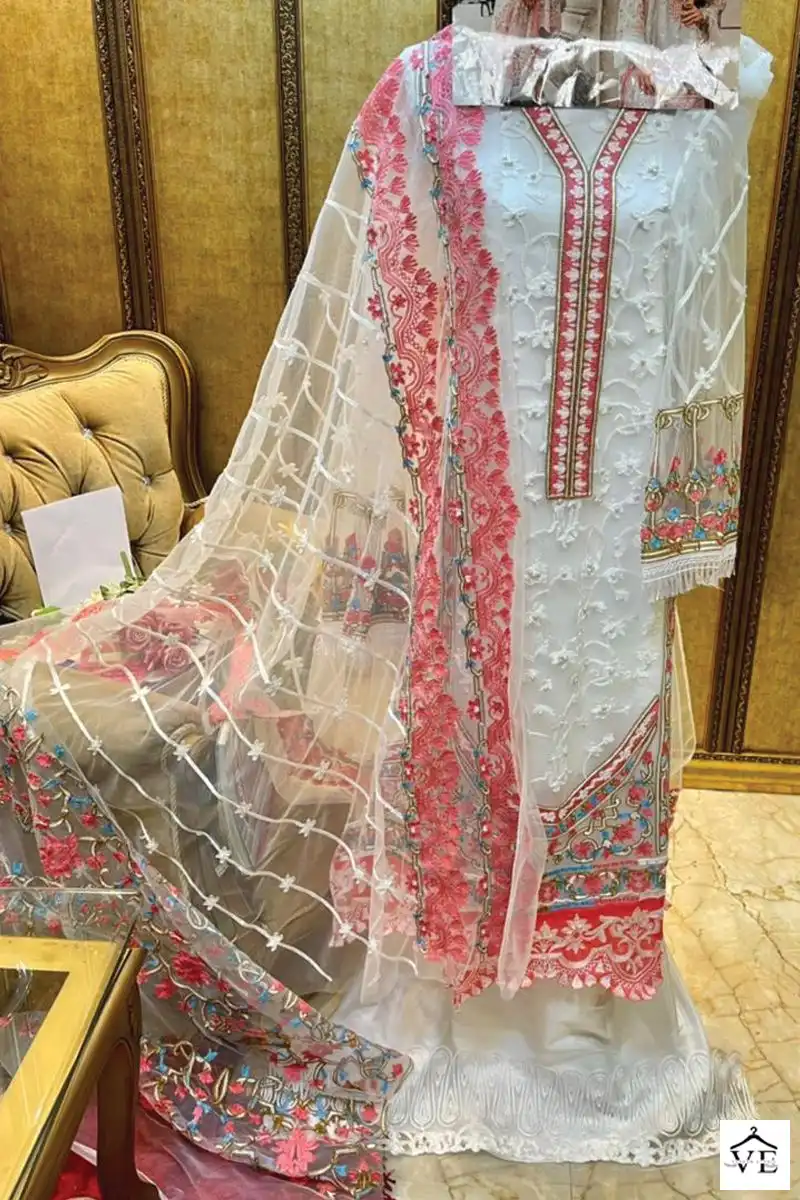 SF-104 Net Wholesale Pakistani Suit — Wholesale Salwar Suits, MPA wholesale from Surat - Gallery Image 4