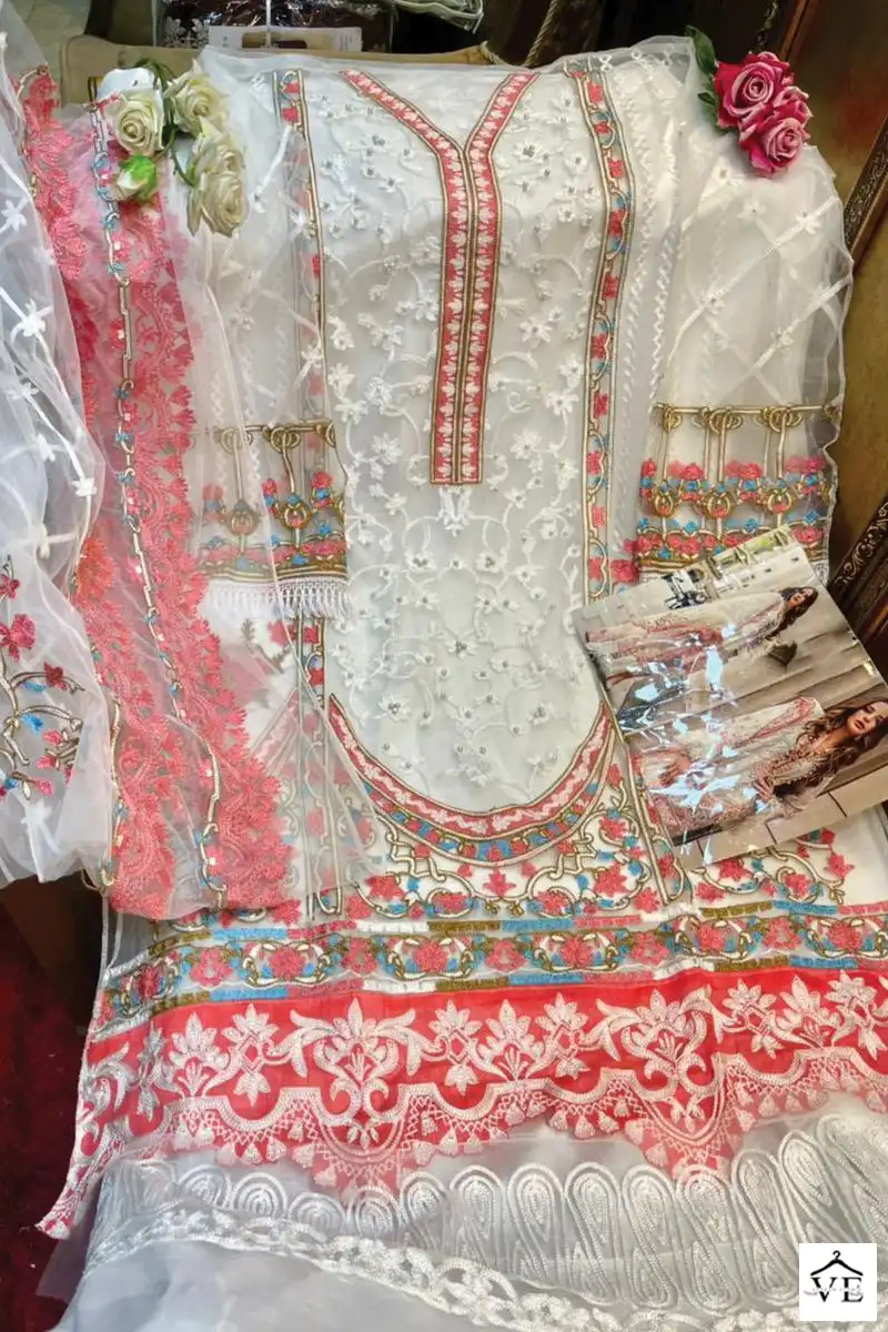 SF-104 Net Wholesale Pakistani Suit — Wholesale Salwar Suits, MPA wholesale from Surat - Gallery Image 5