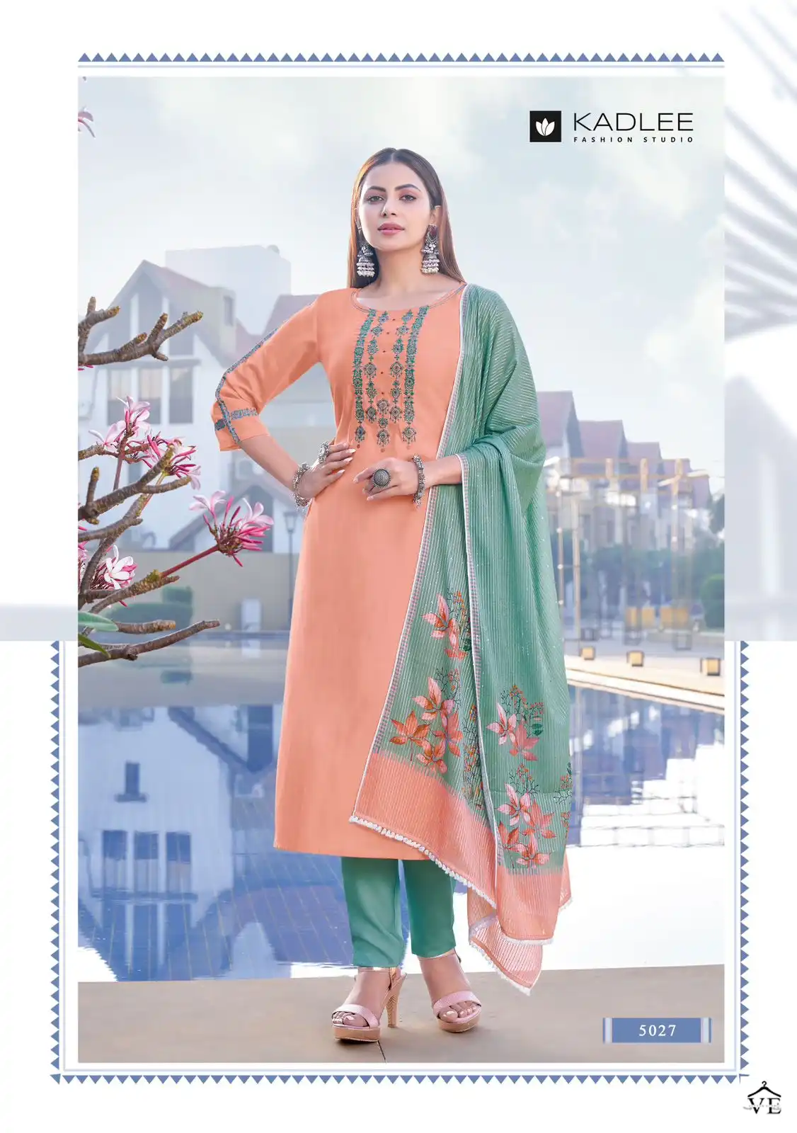 Kadlee Shanaya Vol 5 Rayon Wholesale Readymade Suits Catalog — Wholesale Salwar Suits, Kadlee Fashion Studio wholesale from Surat - Gallery Image 2