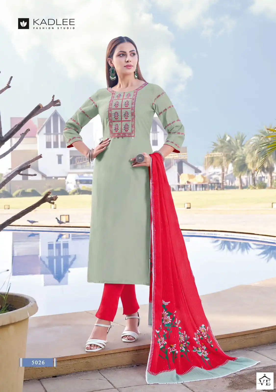 Kadlee Shanaya Vol 5 Rayon Wholesale Readymade Suits Catalog — Wholesale Salwar Suits, Kadlee Fashion Studio wholesale from Surat - Gallery Image 3