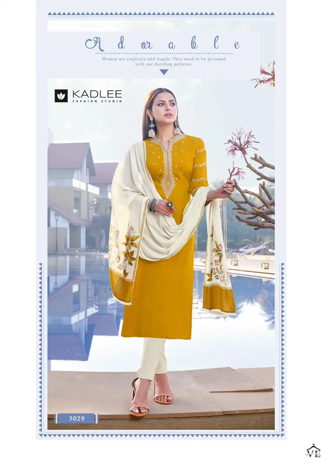 Kadlee Shanaya Vol 5 Rayon Wholesale Readymade Suits Catalog — Wholesale Salwar Suits, Kadlee Fashion Studio wholesale from Surat - Gallery Image 4
