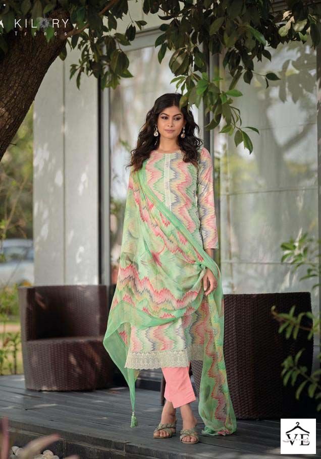 Kilory Trendz Sharon Lawn Cotton Wholesale Designer Salwar Suit Catalog — Wholesale Salwar Suits, MPA wholesale from Surat - Gallery Image 8