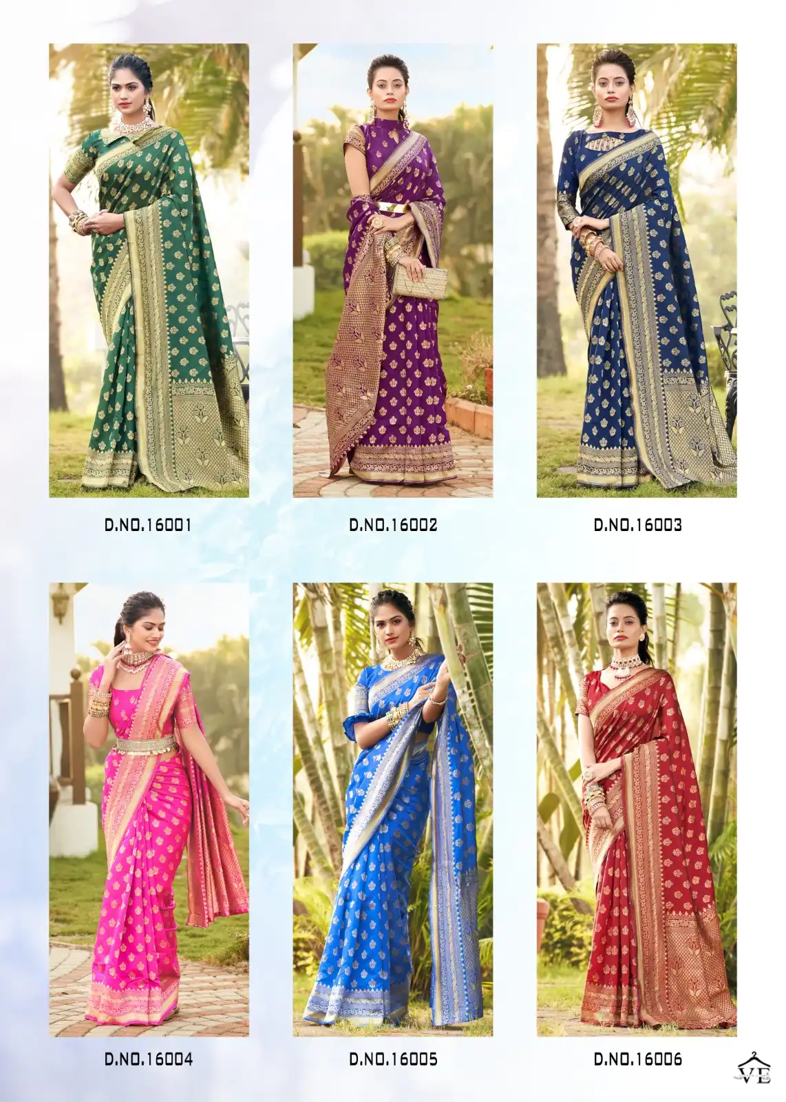 The Fabrica Shaz Soft Silk Jacquard Wholesale Saree Catalog — Wholesale Sarees, MPA wholesale from Surat — view 7