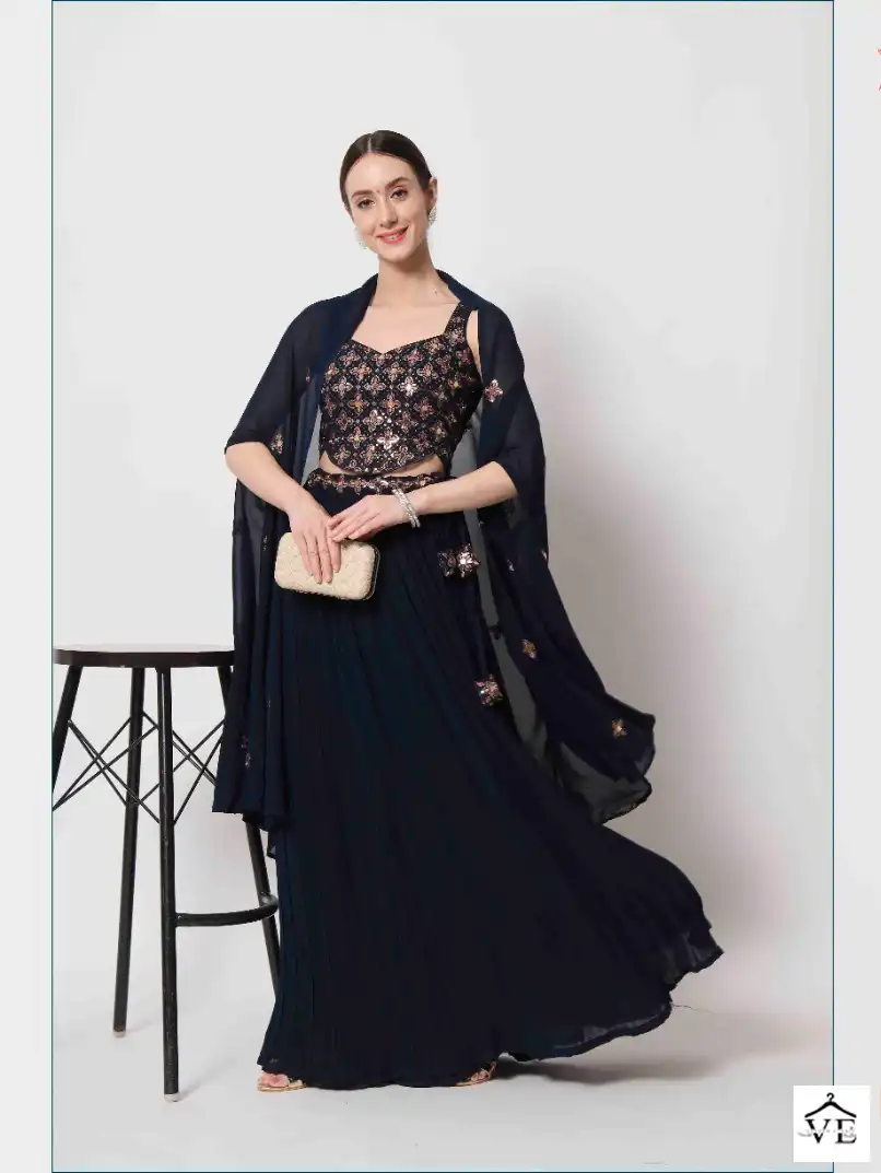 Shubhkala Vol 11 Chinon Silk Wholesale Lehenga Choli Catalog — Wholesale Lehenga, MPA wholesale from Surat — view 5