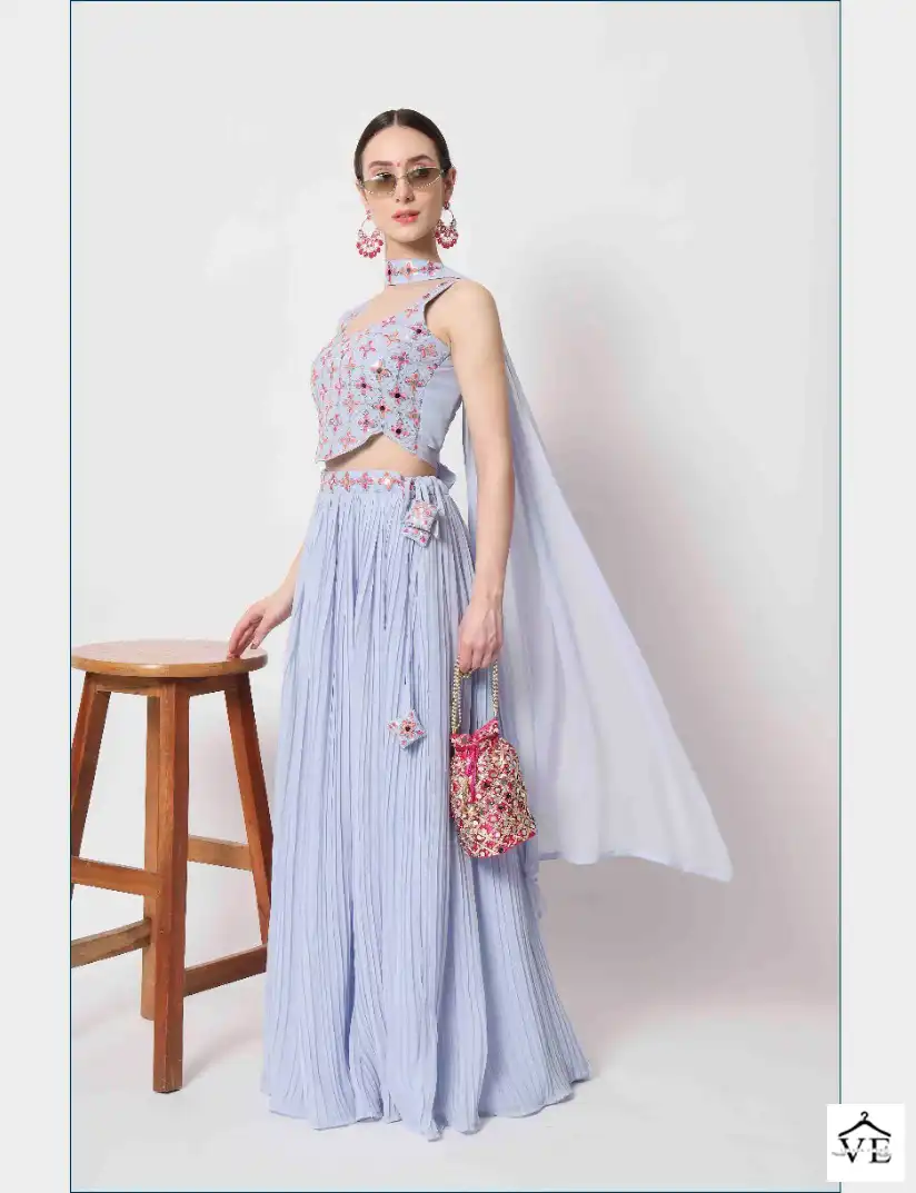 Shubhkala Vol 11 Chinon Silk Wholesale Lehenga Choli Catalog — Wholesale Lehenga, MPA wholesale from Surat — view 9