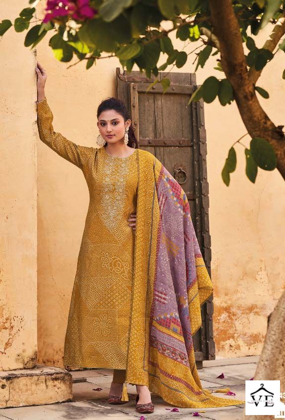 Kilory Trendz Silk Of Bandhej Viscose Wholesale Designer Salwar Suit Catalog — Wholesale Salwar Suits, MPA wholesale from Surat - Gallery Image 4