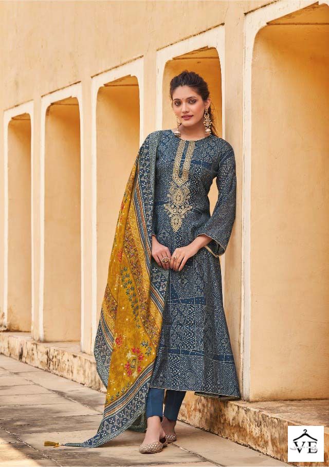 Kilory Trendz Silk Of Bandhej Viscose Wholesale Designer Salwar Suit Catalog — Wholesale Salwar Suits, MPA wholesale from Surat - Gallery Image 6
