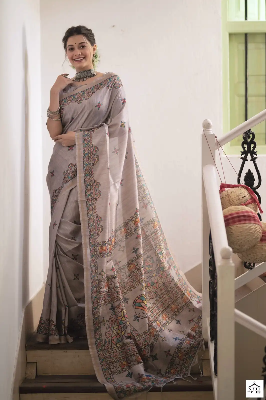 Vardan Ethnic Silki Vol 7 Tusser Silk Wholesale Fancy Saree Catalog — Wholesale Sarees, MPA wholesale from Surat - Gallery Image 5