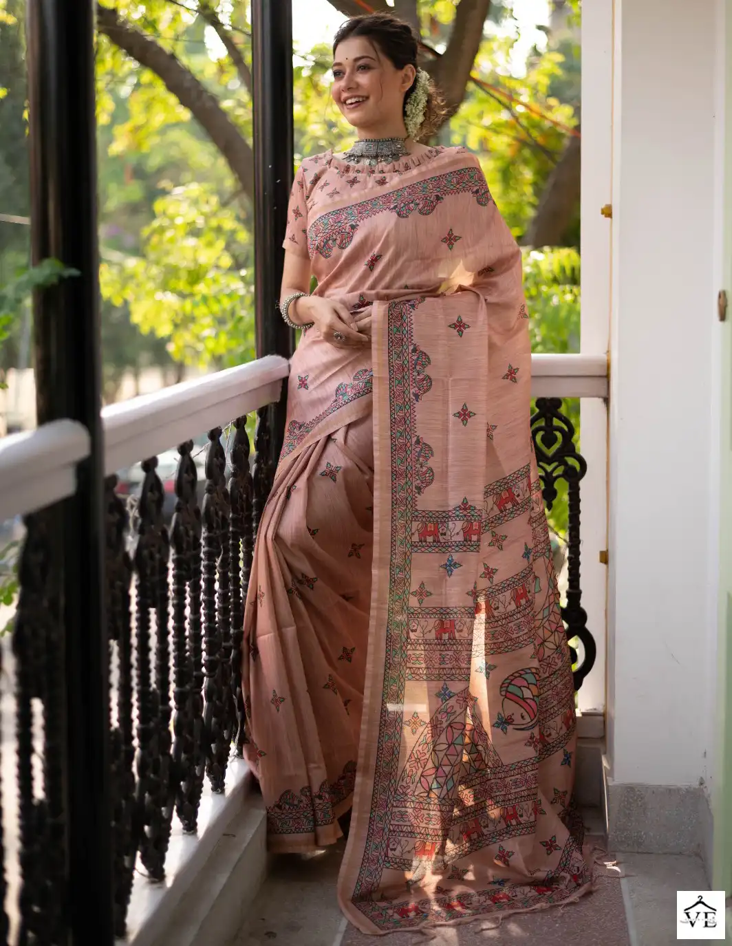 Vardan Ethnic Silki Vol 7 Tusser Silk Wholesale Fancy Saree Catalog — Wholesale Sarees, MPA wholesale from Surat — view 1