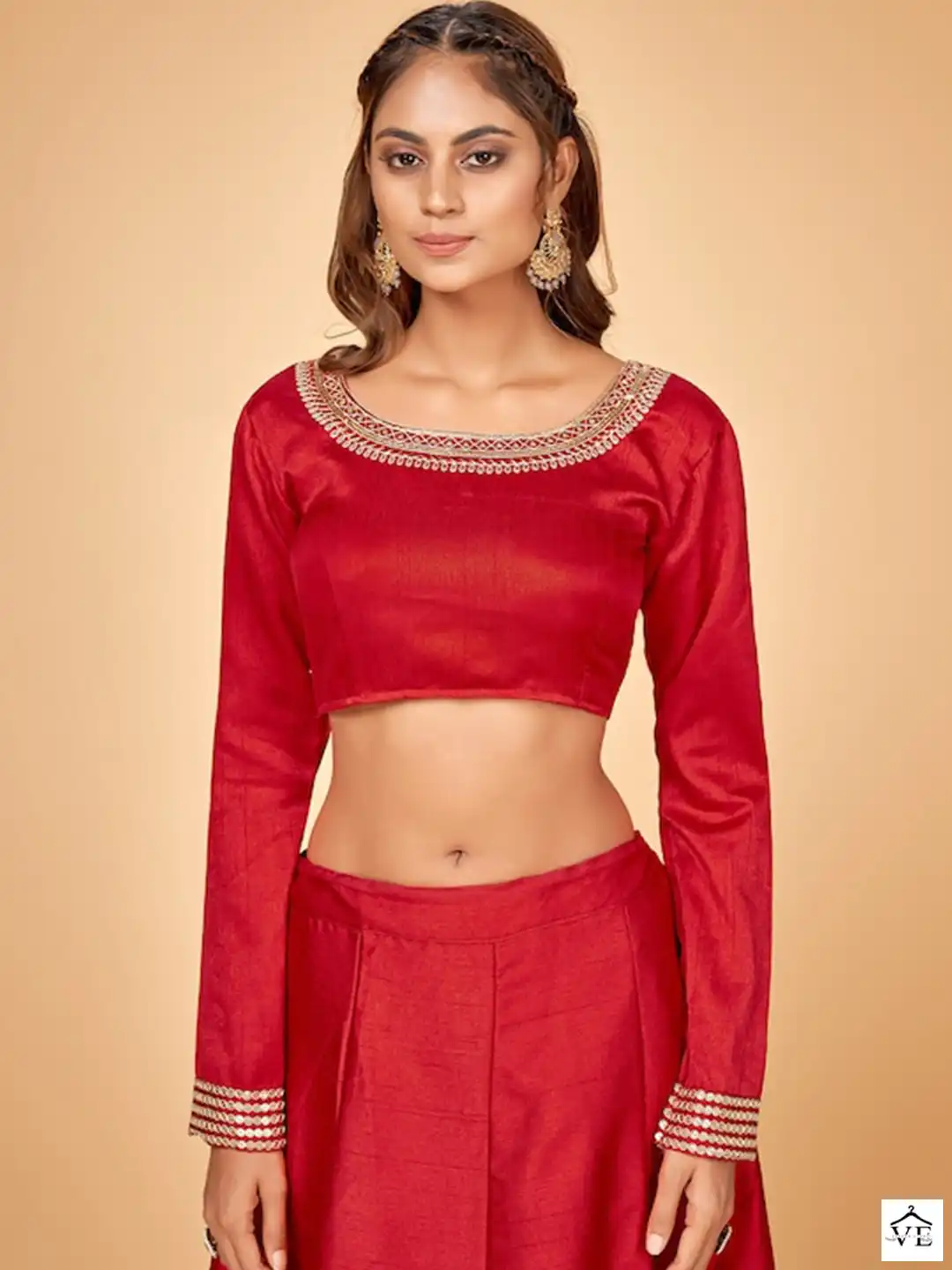 Arya Sing122 Raw Silk Wholesale Lehenga Choli — Wholesale Lehenga, MPA wholesale from Surat — view 5