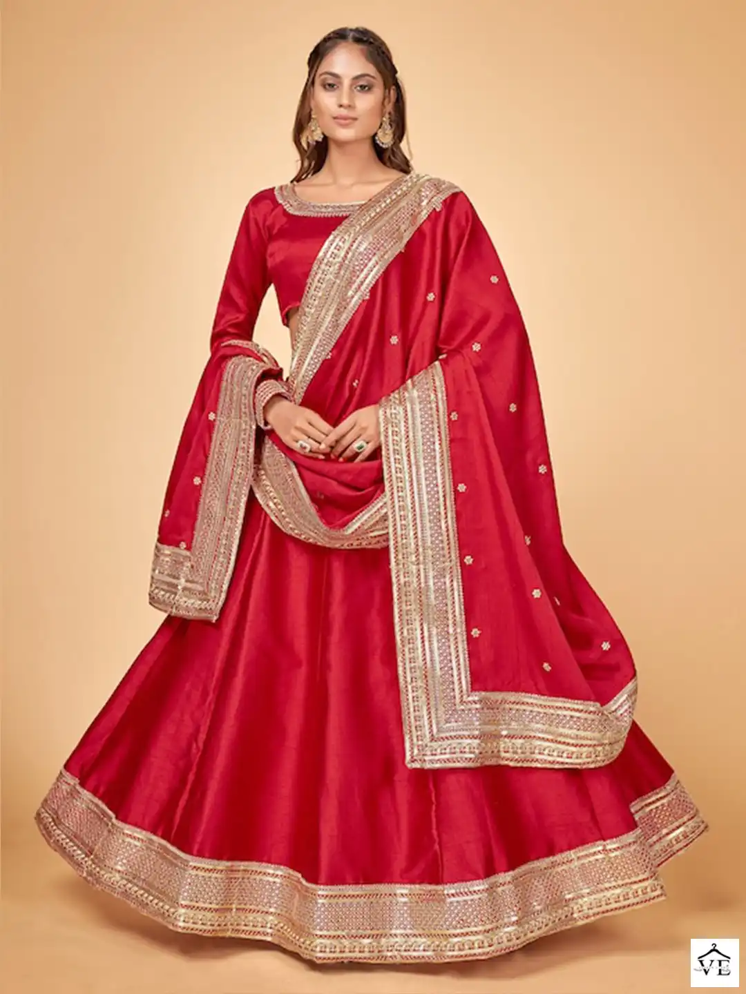 Arya Sing122 Raw Silk Wholesale Lehenga Choli — Wholesale Lehenga, MPA wholesale from Surat — view 2