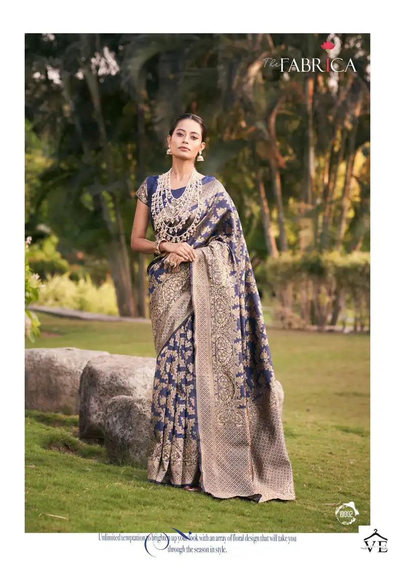 The Fabrica Siya Soft Silk Jacquard Wholesale Saree Catalog — Wholesale Sarees, MPA wholesale from Surat - Gallery Image 5