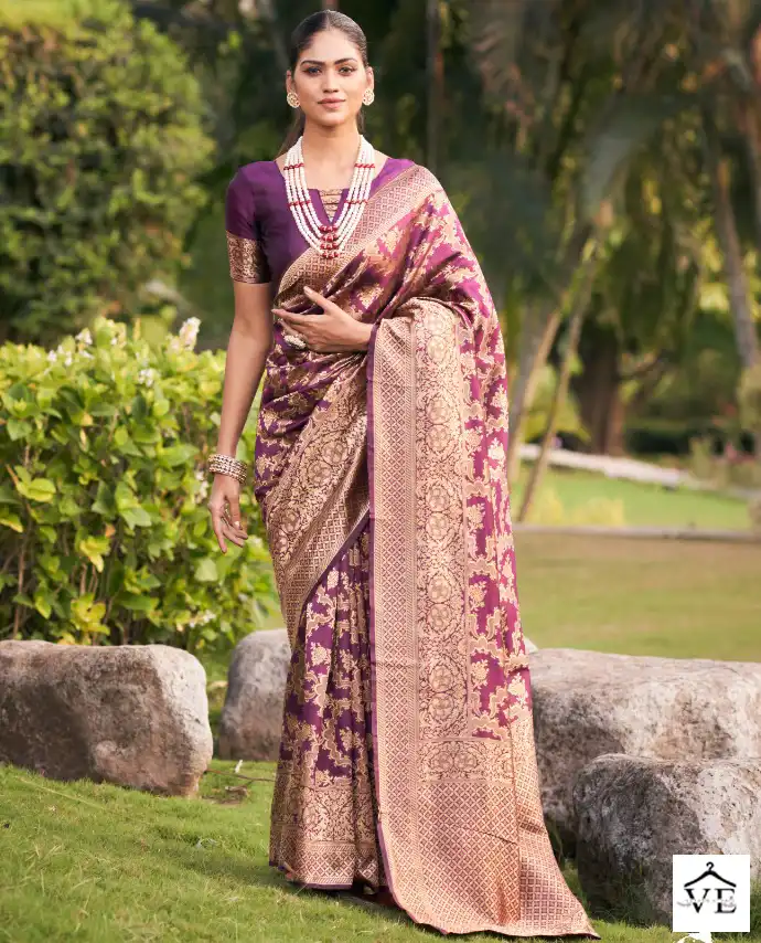The Fabrica Siya Soft Silk Jacquard Wholesale Saree Catalog — Wholesale Sarees, MPA wholesale from Surat — view 1