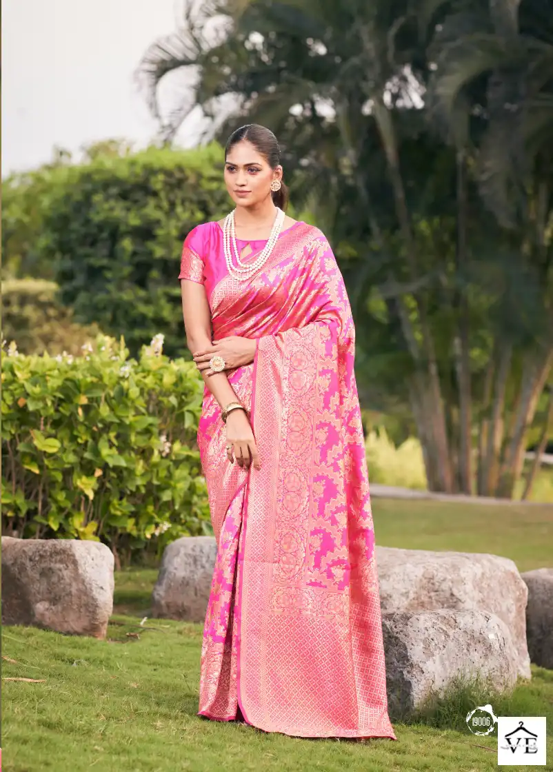 The Fabrica Siya Soft Silk Jacquard Wholesale Saree Catalog — Wholesale Sarees, MPA wholesale from Surat - Gallery Image 3