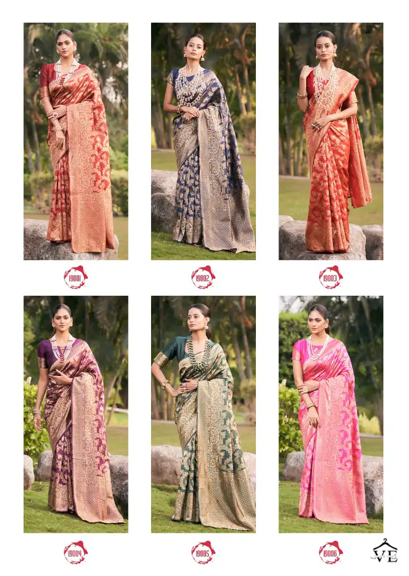 The Fabrica Siya Soft Silk Jacquard Wholesale Saree Catalog — Wholesale Sarees, MPA wholesale from Surat — view 6