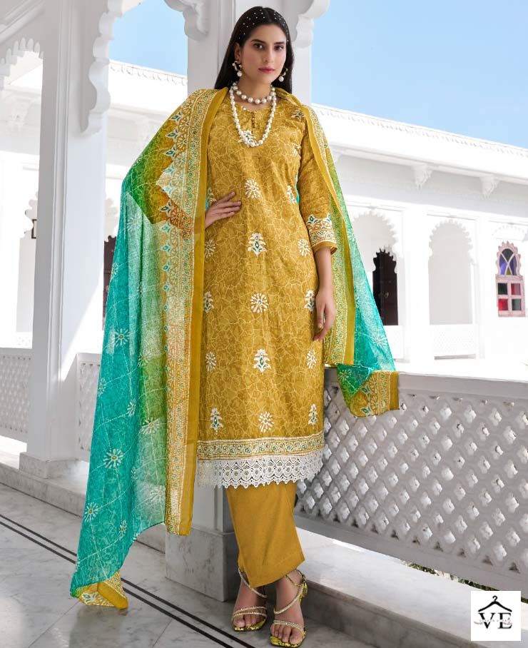 Belliza Designer Siyahi Cotton Wholesale Pakistani Salwar Suit Catalog — Wholesale Salwar Suits, MPA wholesale from Surat — view 1