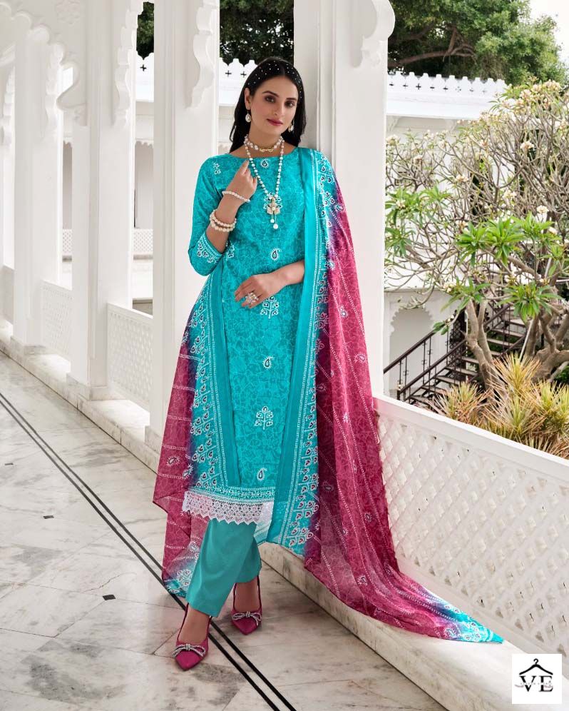 Belliza Designer Siyahi Cotton Wholesale Pakistani Salwar Suit Catalog — Wholesale Salwar Suits, MPA wholesale from Surat - Gallery Image 4