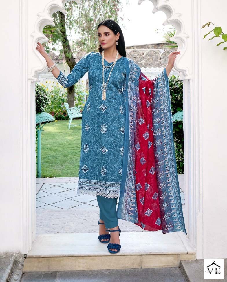 Belliza Designer Siyahi Cotton Wholesale Pakistani Salwar Suit Catalog — Wholesale Salwar Suits, MPA wholesale from Surat - Gallery Image 5