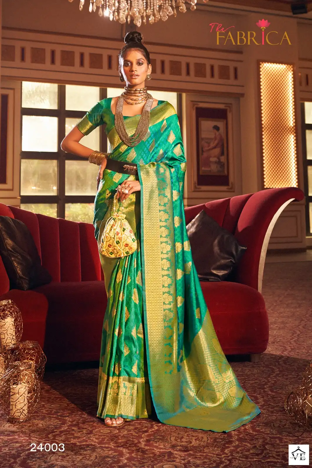 The Fabrica Skyla Handloom Weaving Silk Wholesale Saree Catalog — Wholesale Sarees, MPA wholesale from Surat - Gallery Image 2