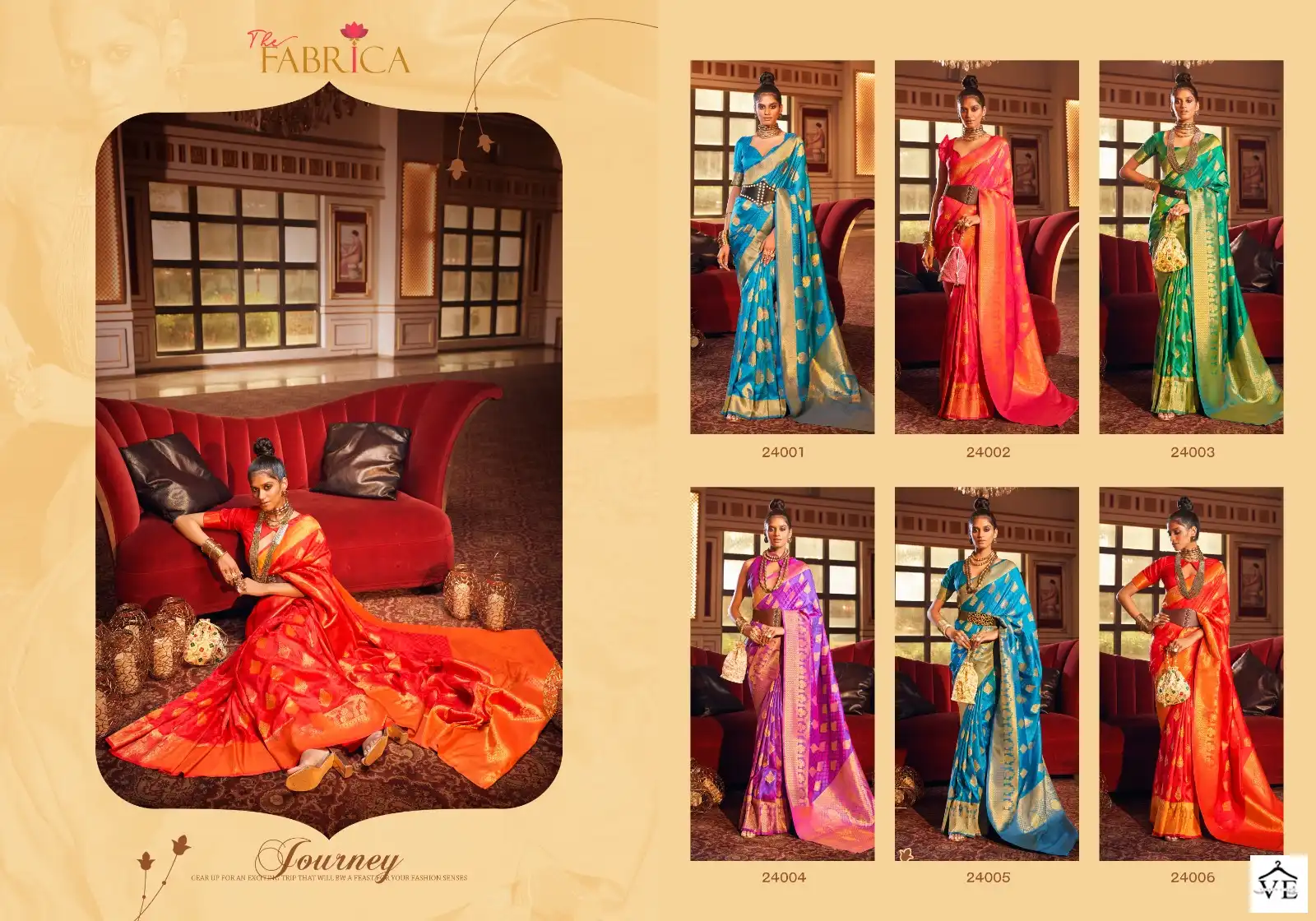 The Fabrica Skyla Handloom Weaving Silk Wholesale Saree Catalog — Wholesale Sarees, MPA wholesale from Surat — view 7