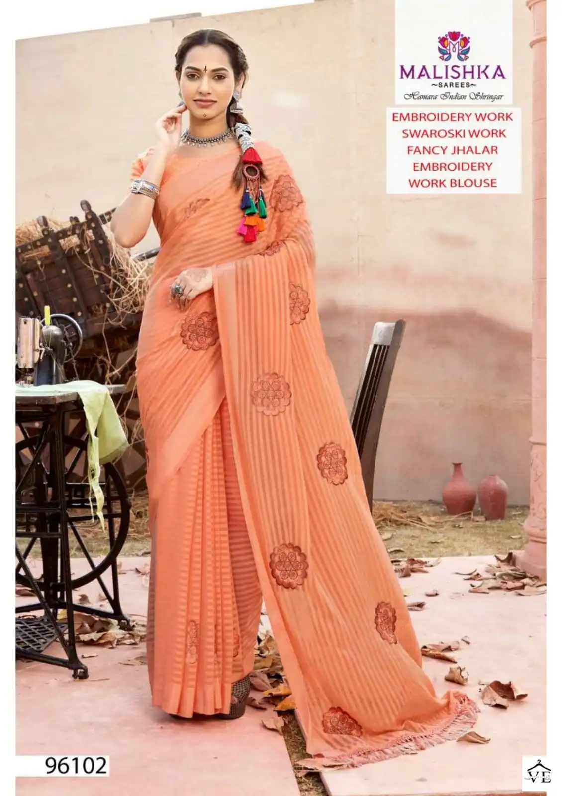 Malishka Soor Weightless Wholesale Saree Catalog — Wholesale Sarees, MPA wholesale from Surat - Gallery Image 6