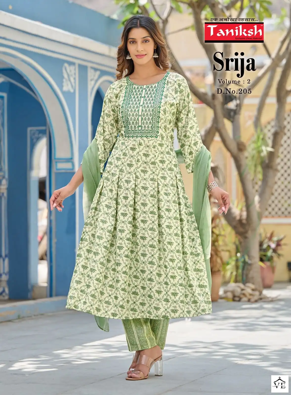 Tanishk Srija Vol 2 Rayon Wholesale Readymade Suits Catalog — Wholesale Salwar Suits, MPA wholesale from Surat - Gallery Image 2